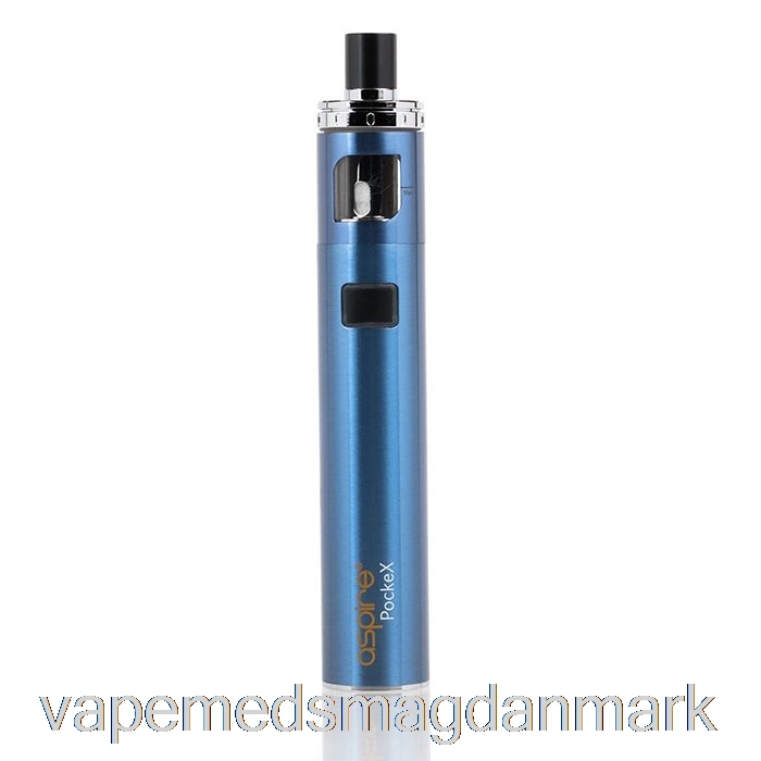 Vape Uden Nikotin Aspire Pockex Aio Startsæt Blå